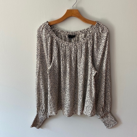 SANCTUARY Sunshine Blouse Teeny Spots Size Small - Picture 2 of 15